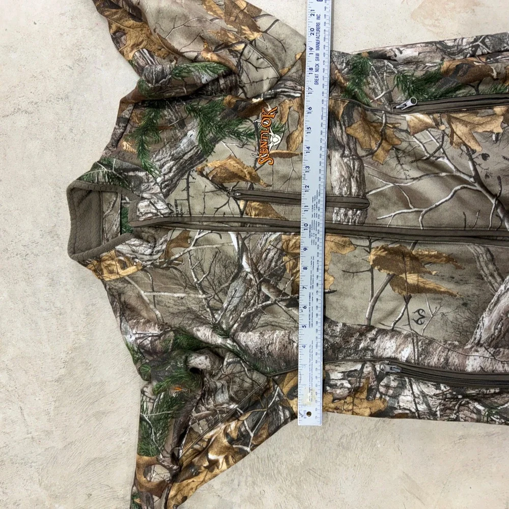Scentlok Camo Realtree Fleece Jacket Full Zip Hunting Outdoor Men‎ Medium